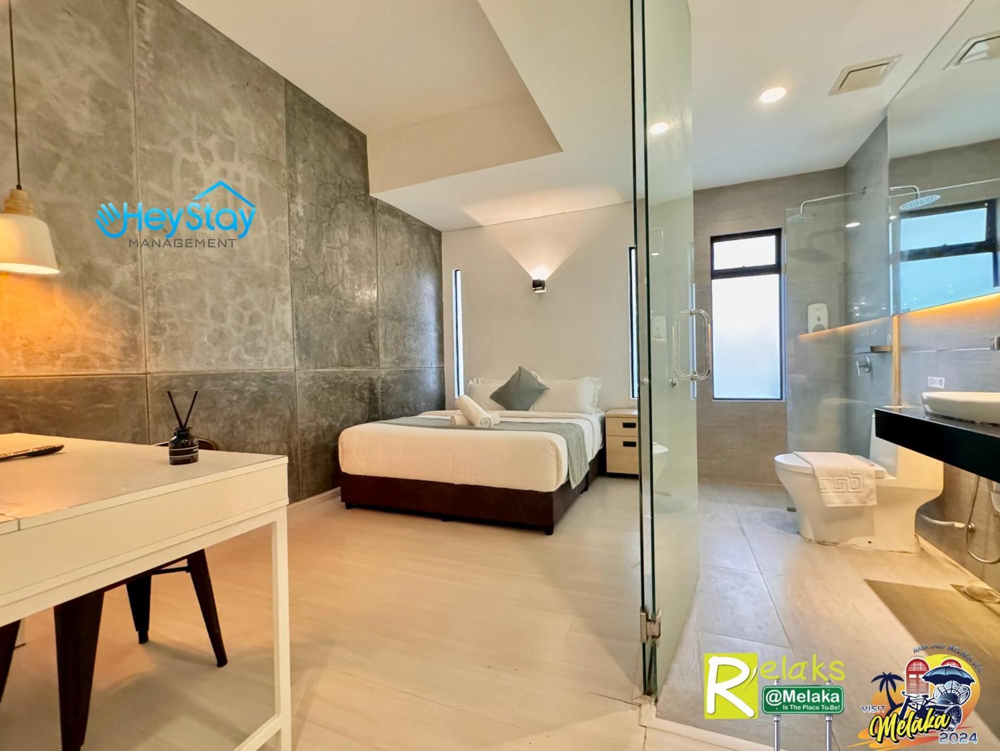 Modern Cave Guest House Walking Distance 5Mins To Jonker Malacca Eksteriør billede