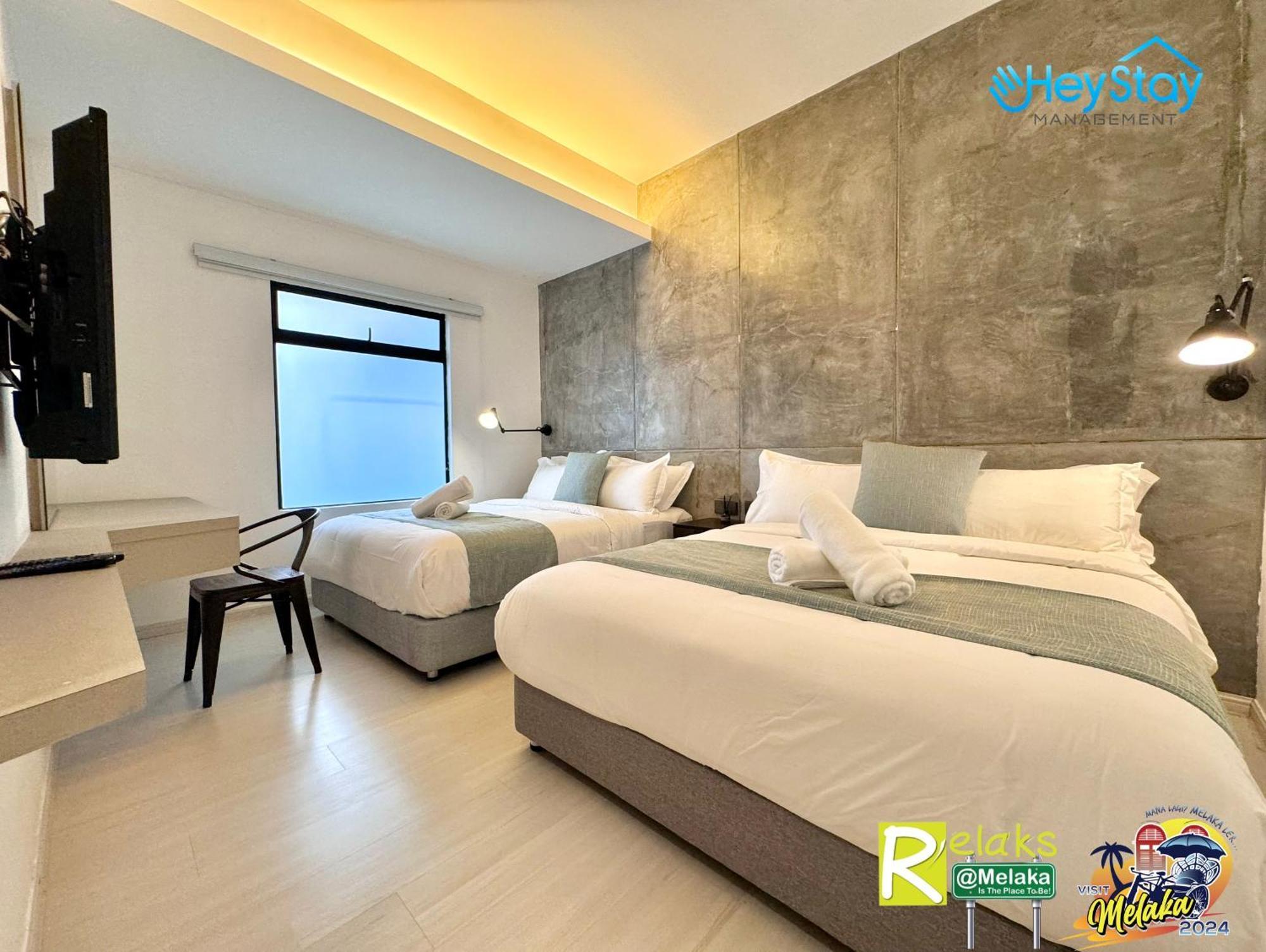 Modern Cave Guest House Walking Distance 5Mins To Jonker Malacca Eksteriør billede